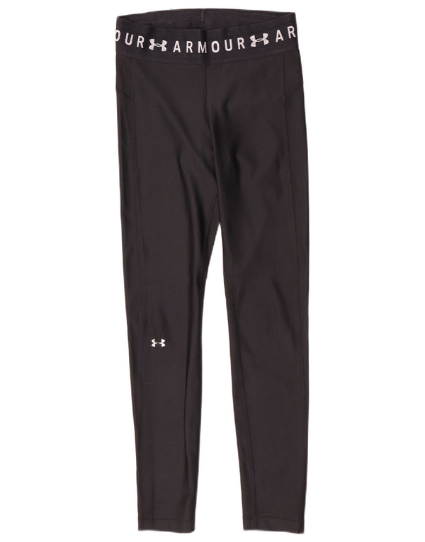 Leggings grafic Under Armour pentru femei Heat Gear UK 12 Medium Black