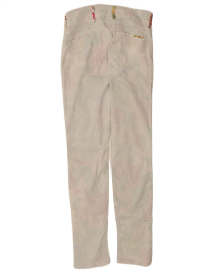 Blugi slim pentru femei MET W30 L32 bumbac alb