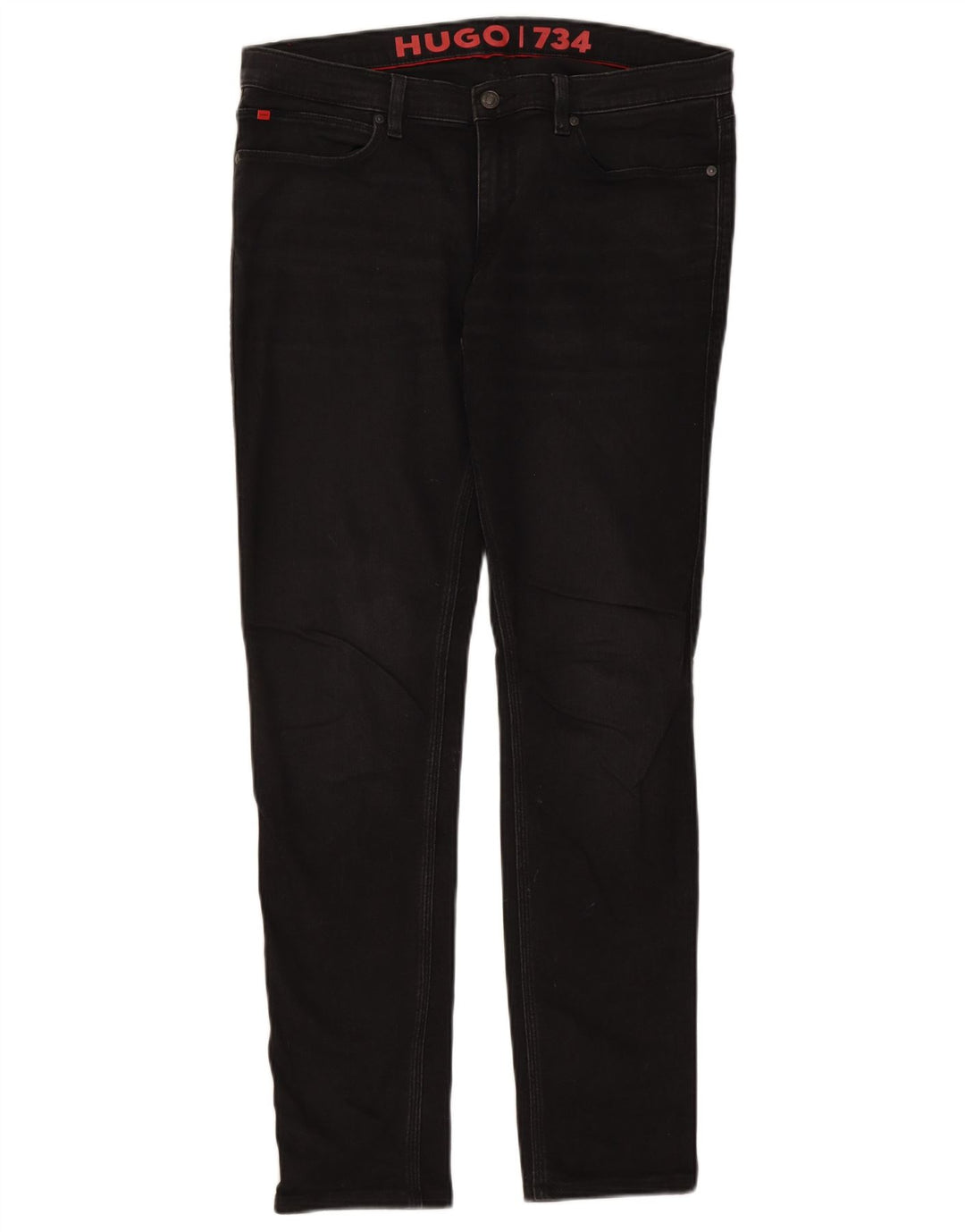 Blugi slim pentru bărbați Hugo Boss W33 L31 bumbac negru