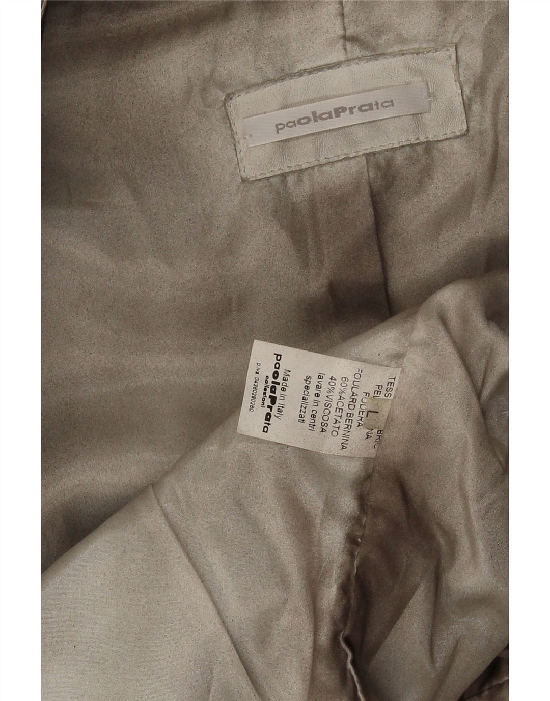 Jacheta de piele intoarsa pentru femei Paola Prata UK 14, maro, piele mare