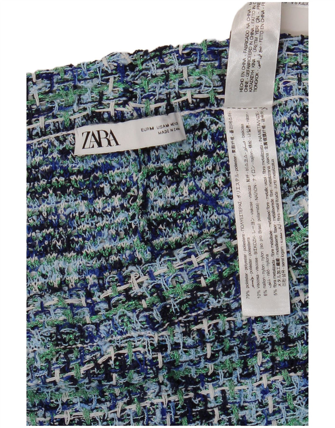 Pantaloni Drepți Casual ZARA De Damă Mediu L30 L27, Multicolore