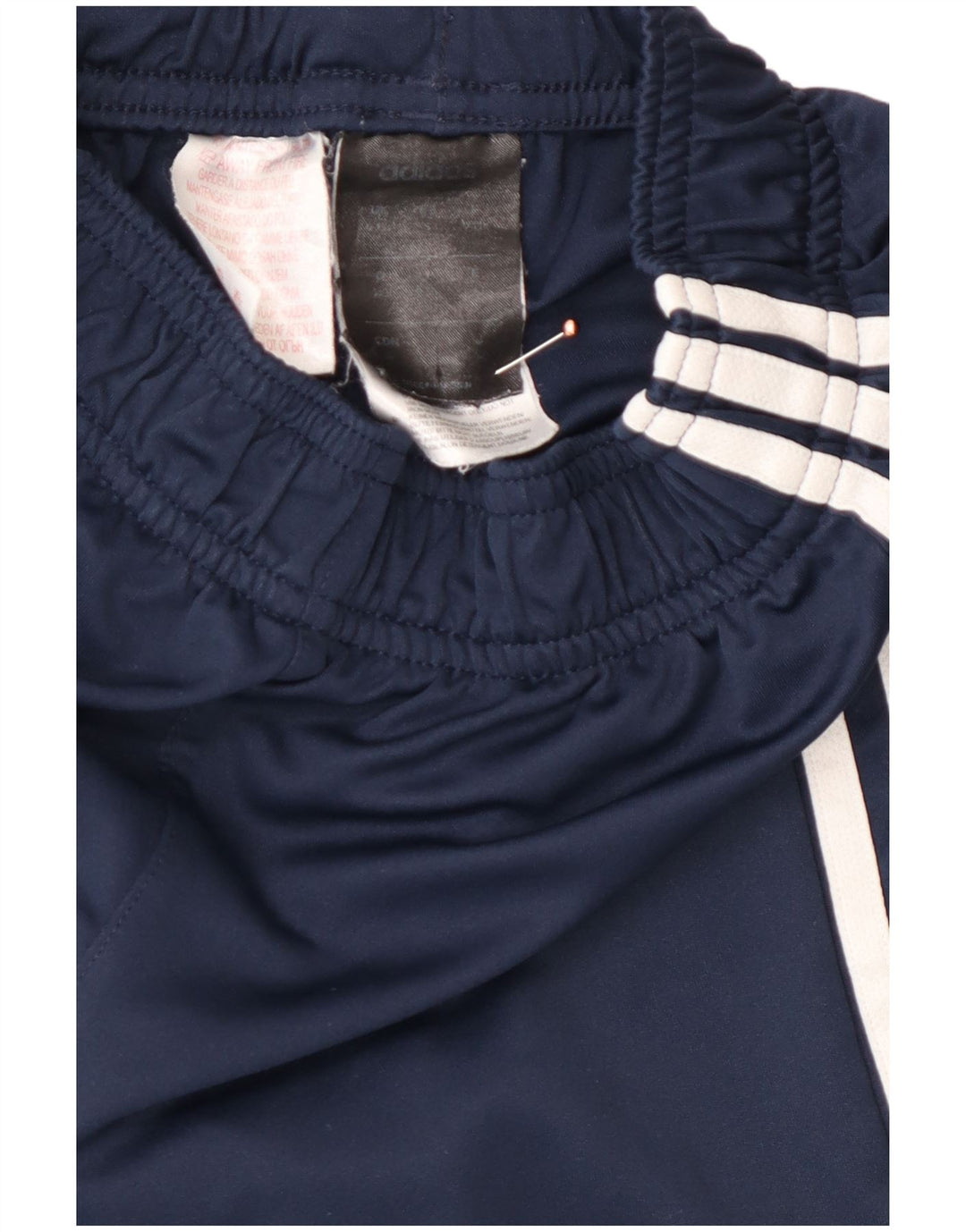 Pantaloni scurți sport pentru băieți ADIDAS 9-10 ani, poliester bleumarin