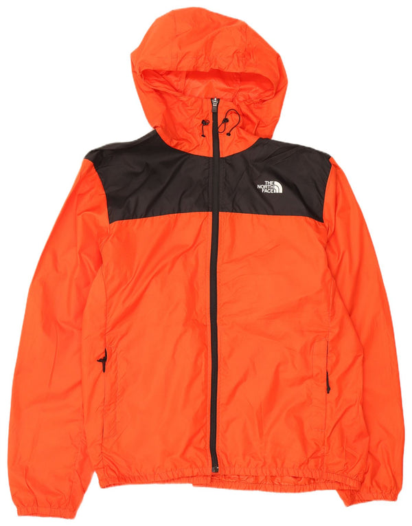 Jachetă de ploaie cu glugă pentru bărbați The North Face UK 40 Large Orange Colorblock
