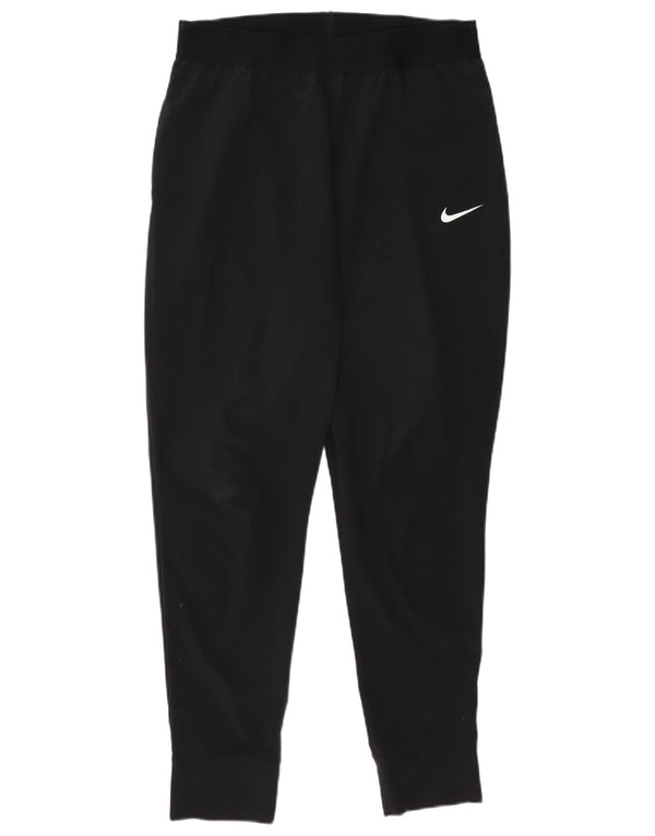 Pantaloni de trening Nike pentru femei Dri Fit Pantaloni de jogging UK 14 Medium Negru