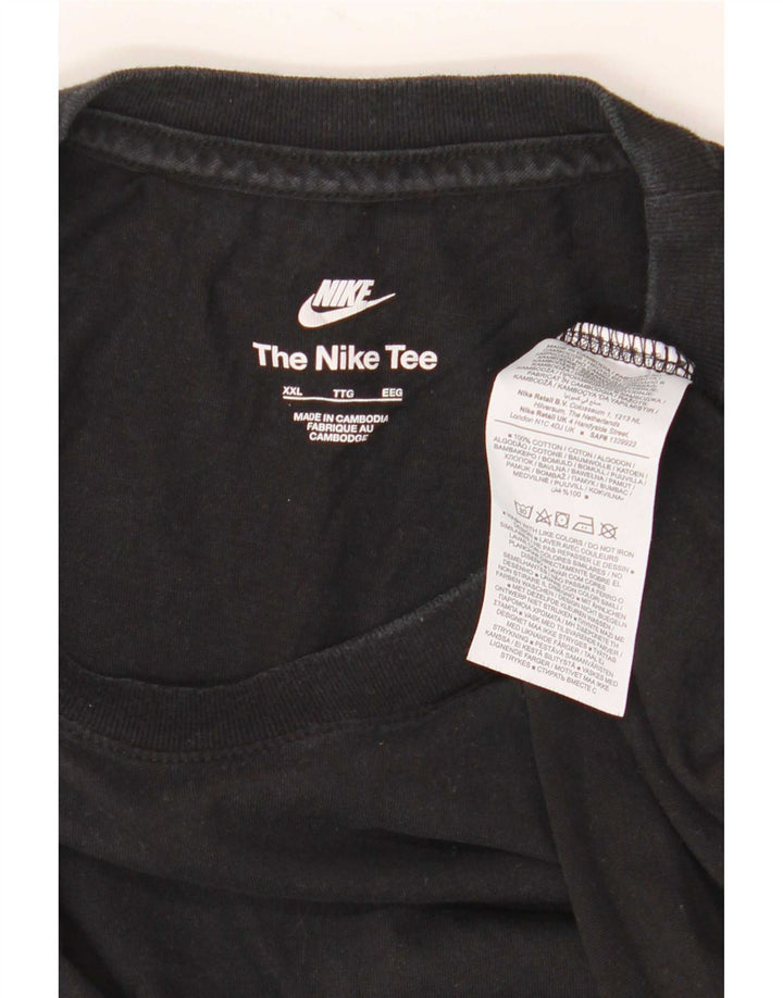 Tricou pentru bărbați Nike Top 2XL bumbac negru