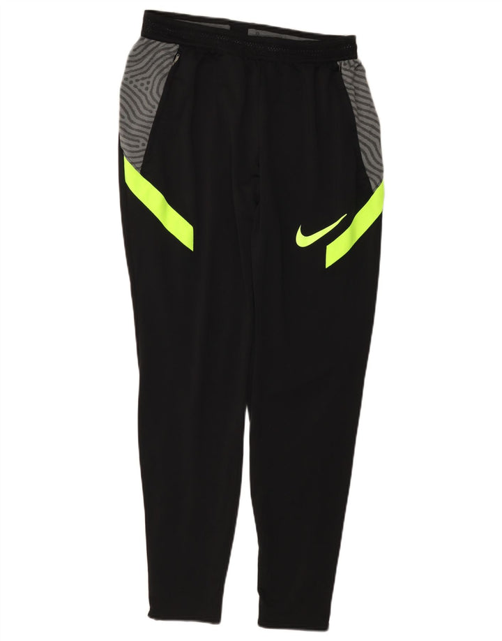 Pantaloni de trening NIKE Dri Fit pentru bărbați, negru mediu, poliester bloc de culoare