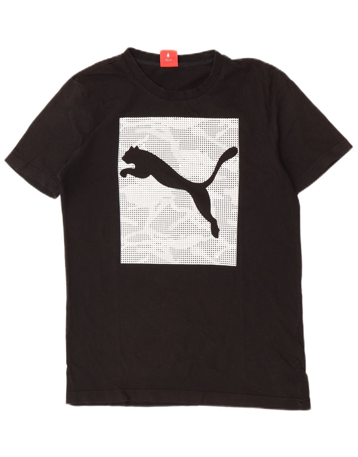 Tricou grafic Puma pentru bărbați Top mic bumbac negru