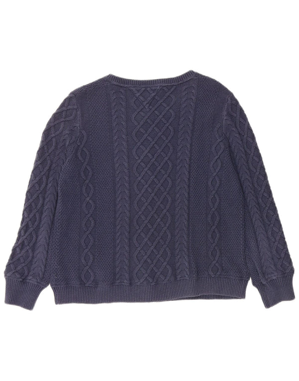 Pulover cardigan pentru femei TOMMY HILFIGER UK 14 Medium Bleumarin