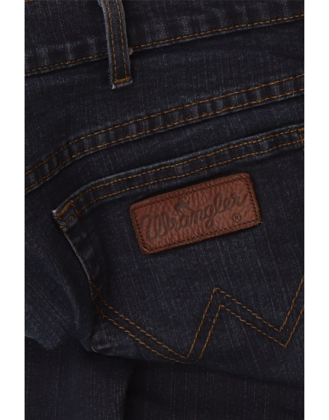 Blugi drepte stretch pentru bărbați Wrangler Texas W38 L32 bumbac bleumarin