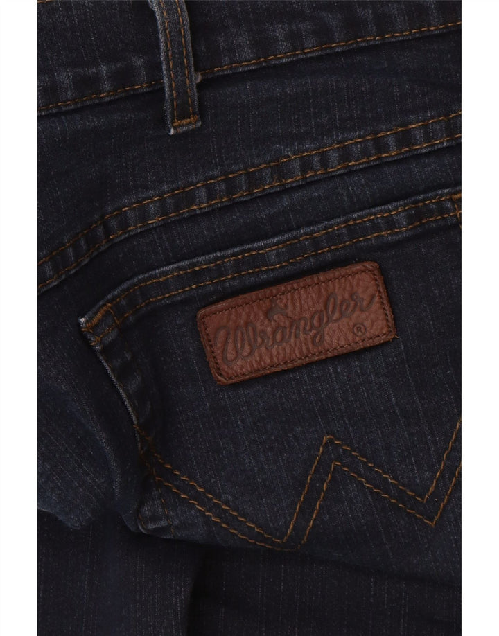 Blugi drepte stretch pentru bărbați Wrangler Texas W38 L32 bumbac bleumarin