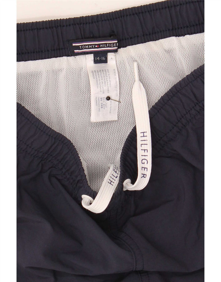 Pantaloni scurți de înot Tommy Hilfiger pentru băieți 14-15 ani poliester bleumarin