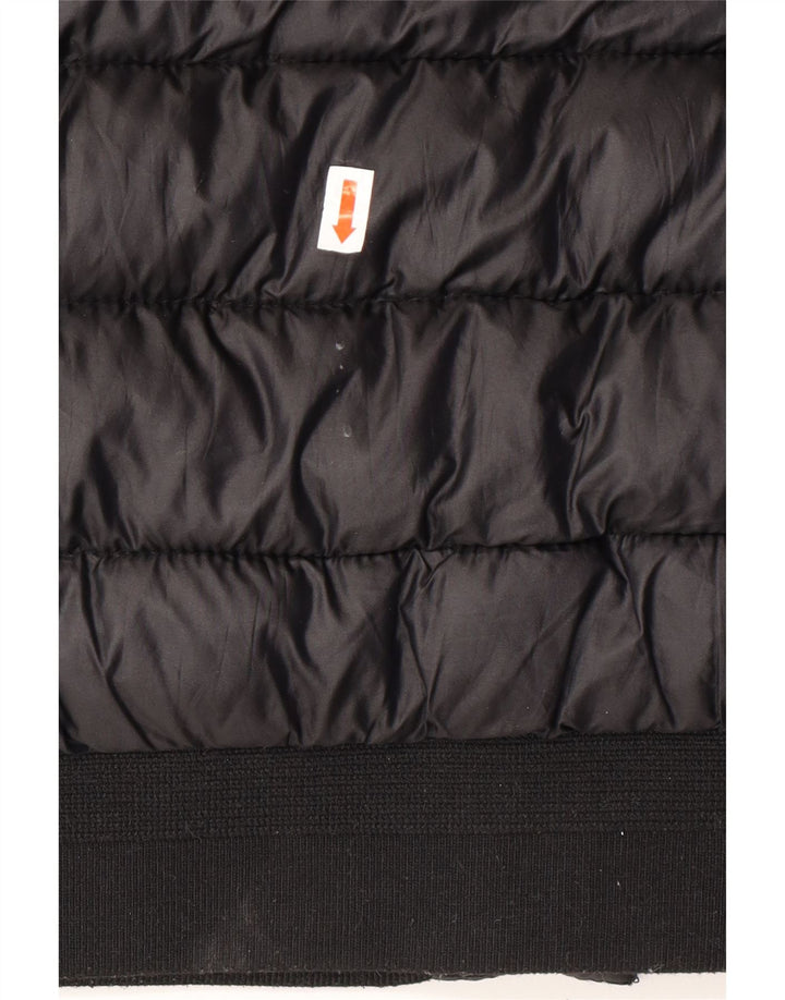 JACK WILLS Jachetă căptușită pentru femei UK 12 Poliester mediu negru