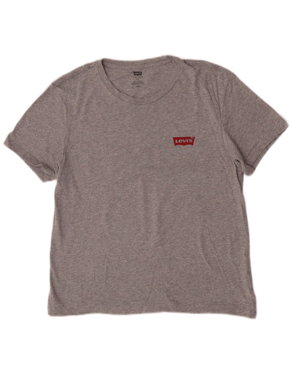 Tricou Levi's pentru femei Slim Graphic Top UK 14 Medium Gri