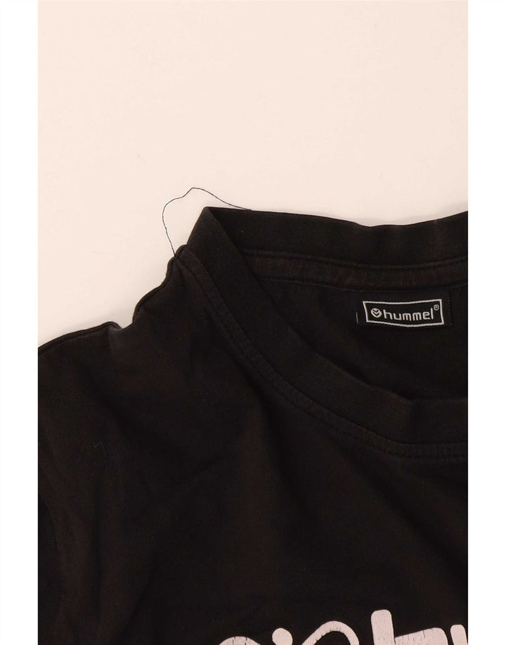 Tricou grafic pentru bărbați Hummel Top mare negru