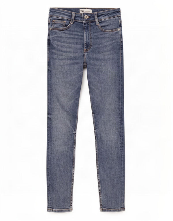 Blugi skinny dama Zara EU 36 XS W26 L27 Albastru