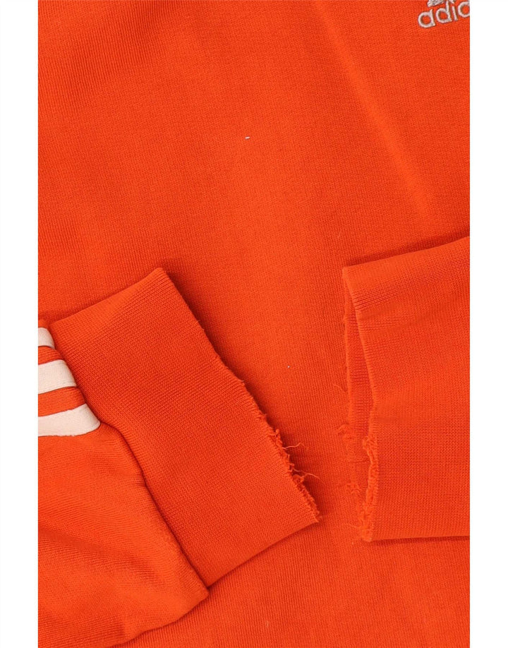 Hanorac pentru bărbați Adidas Jumper Bumbac portocaliu mediu