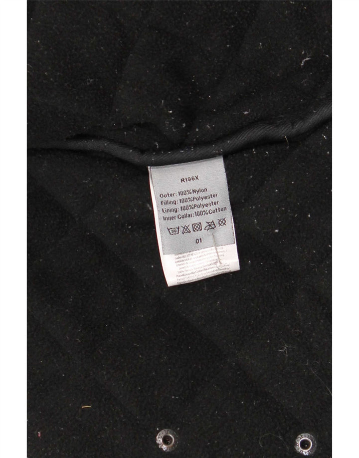 Jachetă matlasată vintage pentru bărbați UK 42 XL Nylon negru