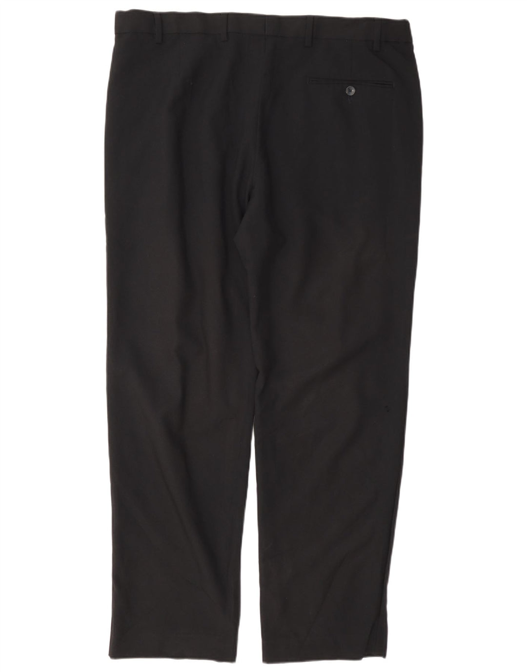Pantaloni de costum obișnuiți pentru bărbați Marks & Spencer L38 L31 Poliester negru