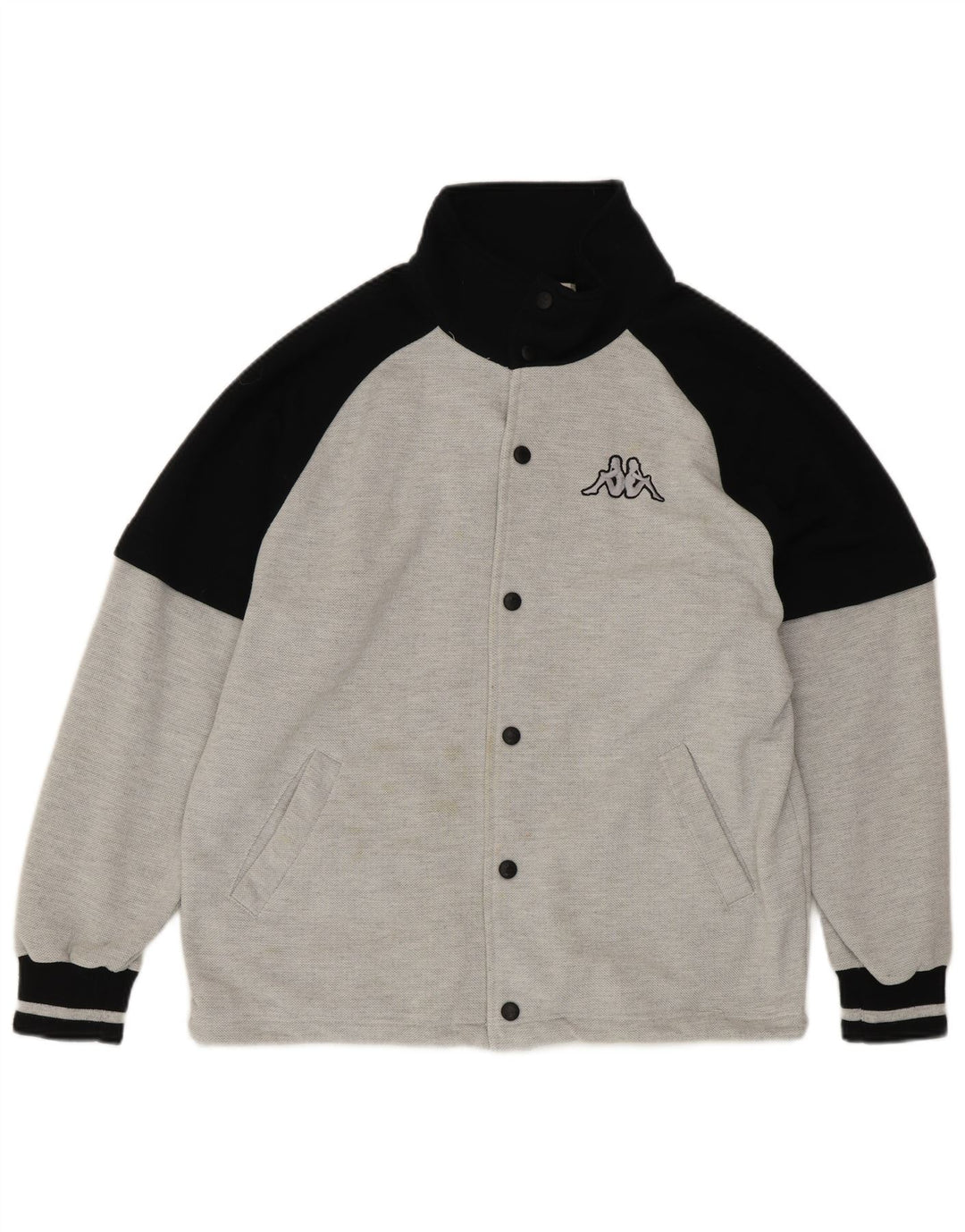 Jachetă Varsity cu grafică largi pentru bărbați KAPPA, gri mic, color block