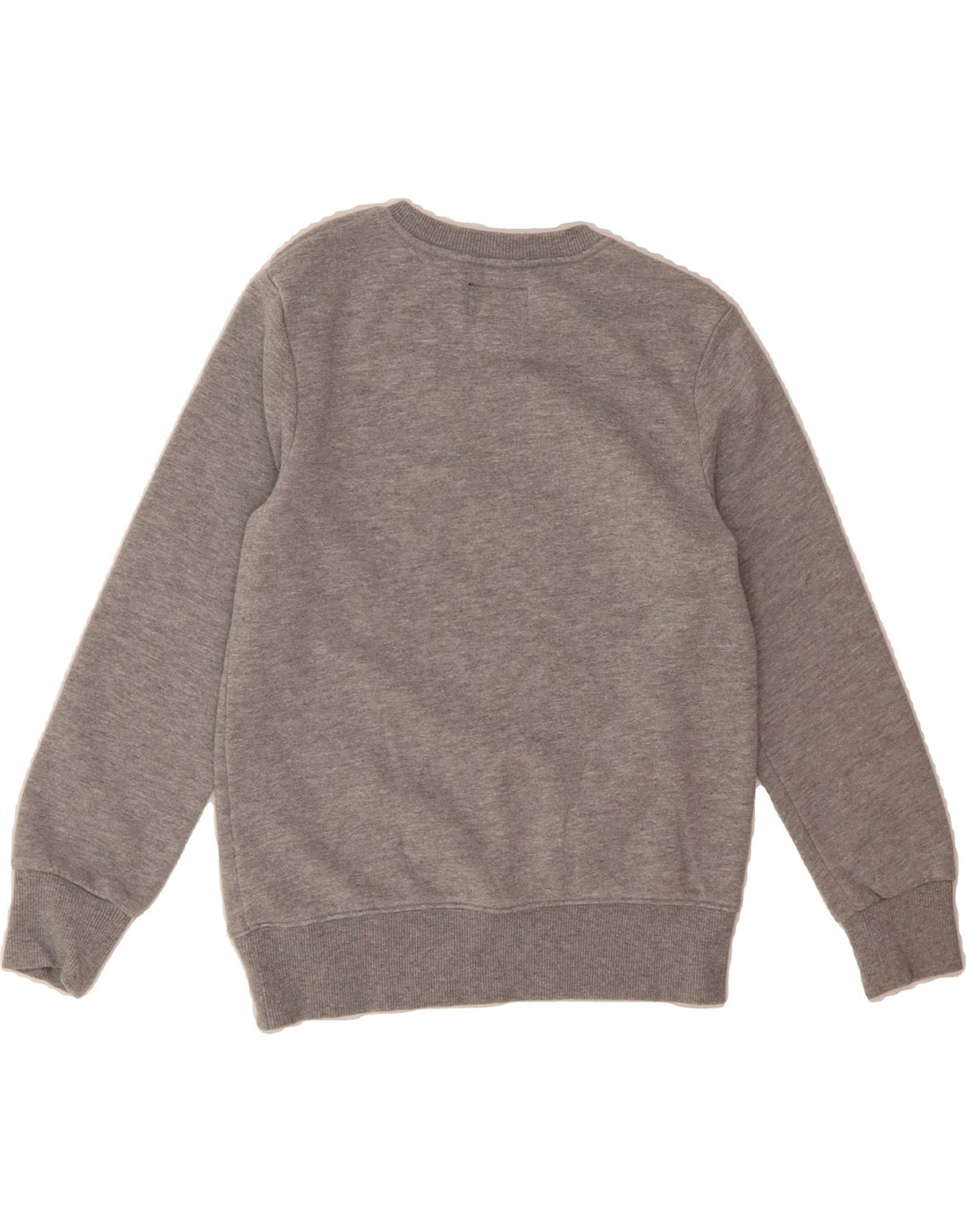 CONVERSE Boys Graphic Sweatshirt Jumper 7-8 Years Small Grey Cotton Vintage Converse and Second-Hand Converse from Messina Hembry 