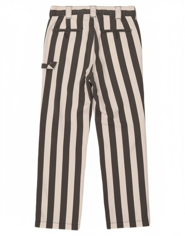 Pantaloni chino slim drepti pentru bărbați Dickies L30 L32 bumbac cu dungi gri