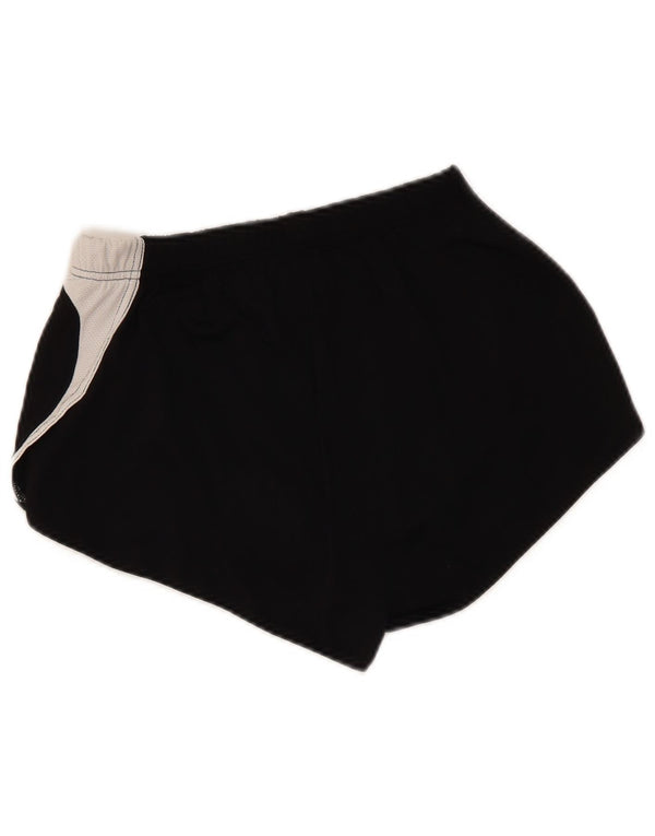 Pantaloni scurti sport Asics pentru femei UK 12 Medium Black Colorblock Poliester