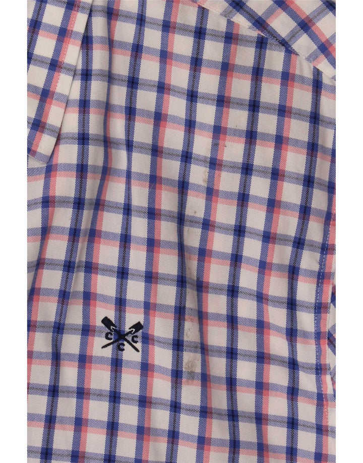 Crew Clothing Cămașă clasică pentru bărbați cu carouri mari, multicolore