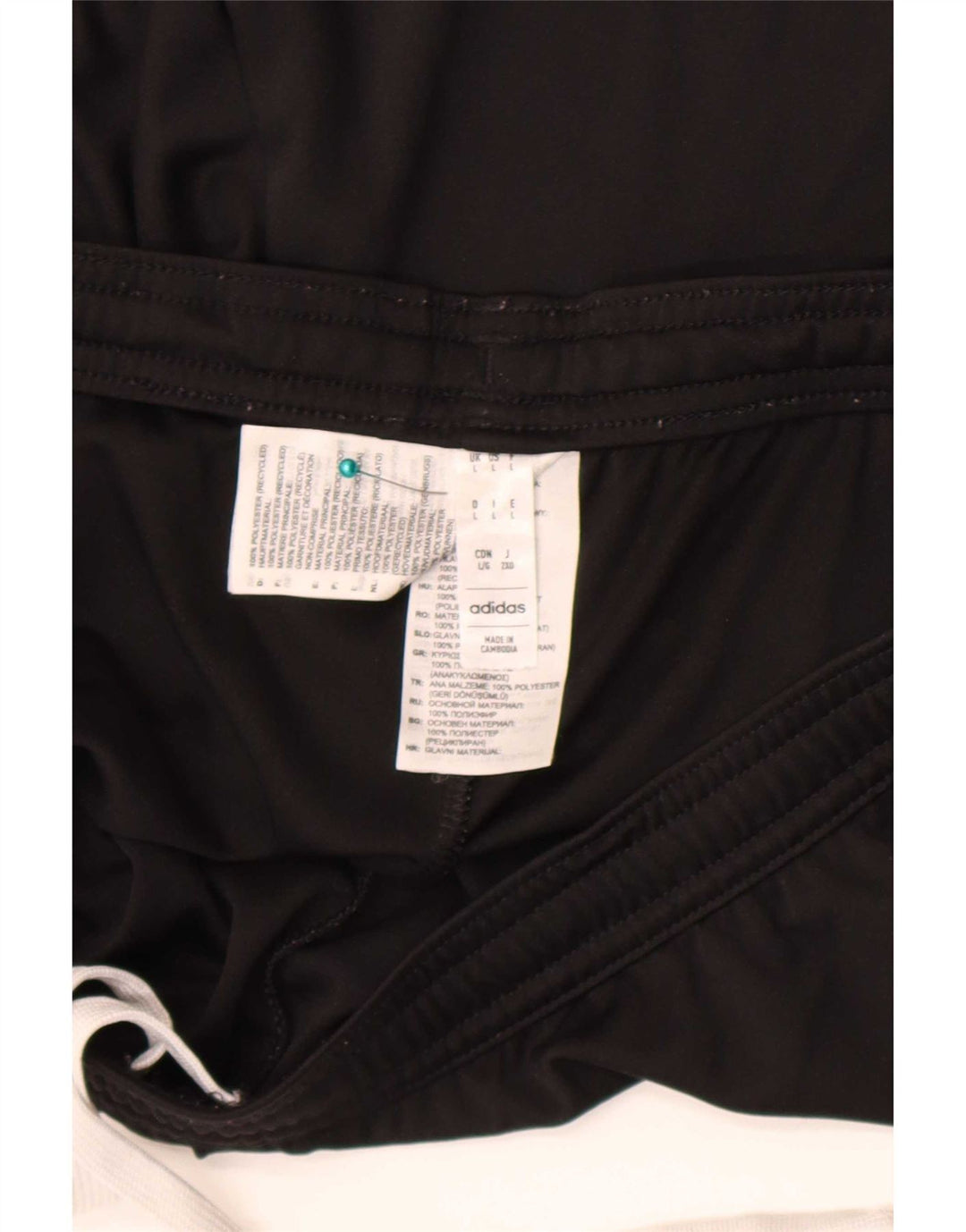 Pantaloni scurți sport pentru bărbați Adidas, mari, negru, poliester