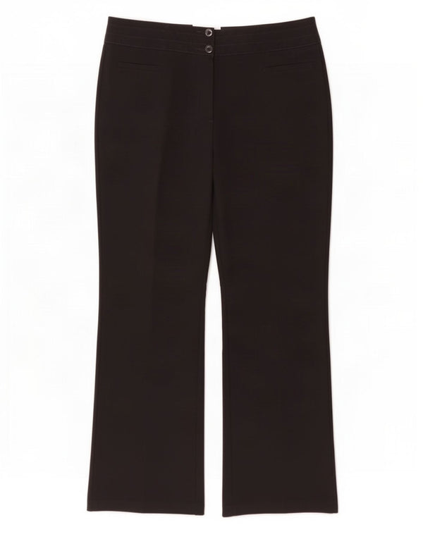 Marks & Spencer Pantaloni casual Bootcut pentru femei UK 14 Large W32 L31 Negru