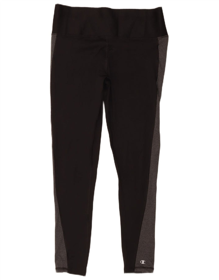 Leggings pentru femei Champion UK 18 XL, poliester color bloc negru
