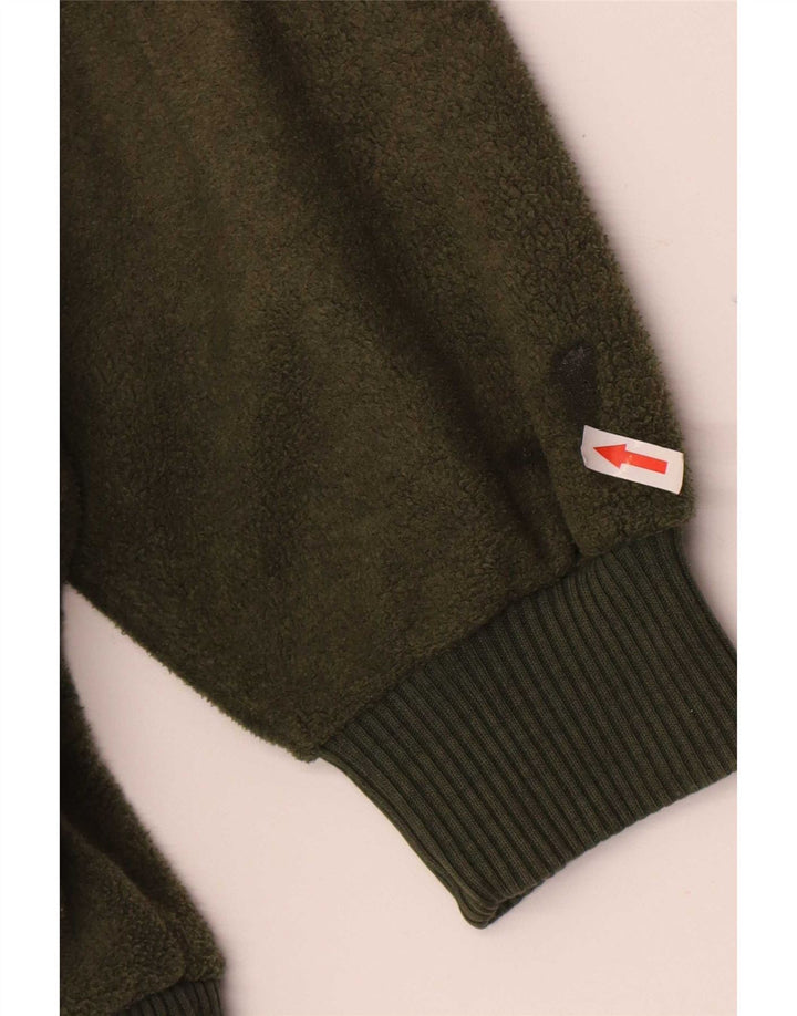 Pulover cardigan pentru bărbați Wrangler Poliester verde mediu