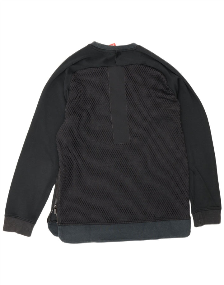 Pulover Nike pentru bărbați, bumbac mediu negru