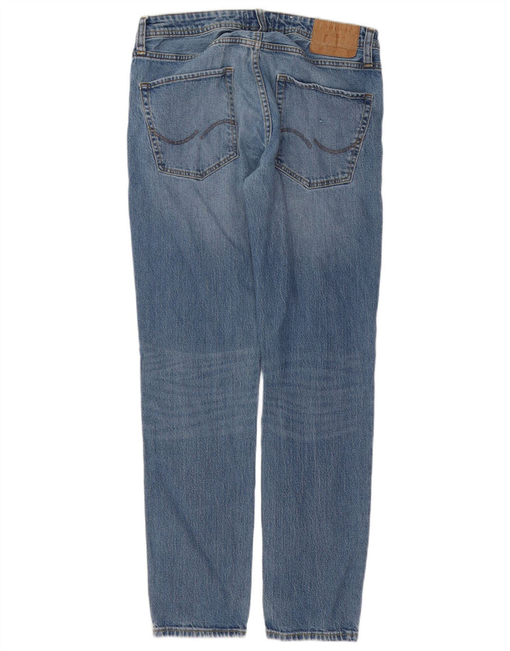 Blugi Jack & Jones Tim Slim pentru bărbați W32 L32 bumbac albastru