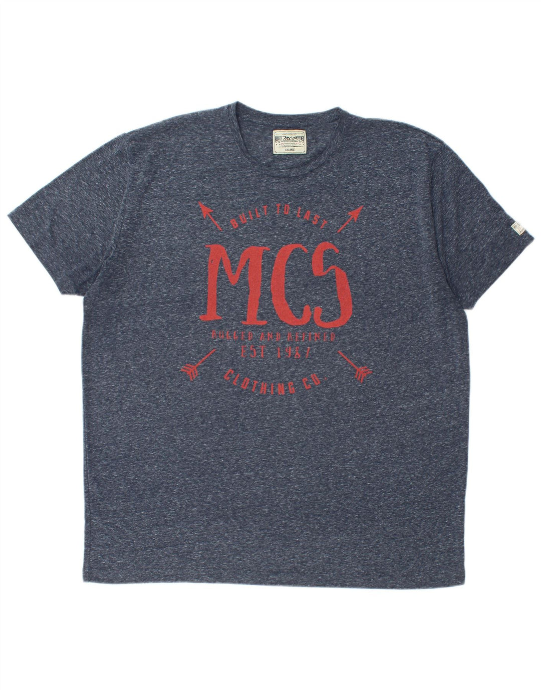 Tricou cu grafică pentru bărbați Marlboro Classics Top 2XL Bleumarin Poliester cu pături