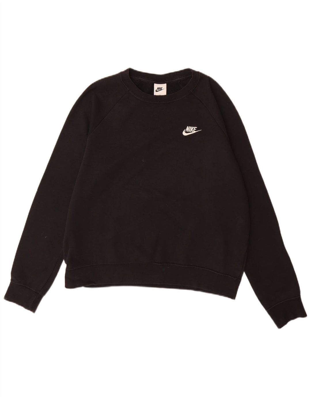 Pulover NIKE pentru femei, UK 14, bumbac mediu negru