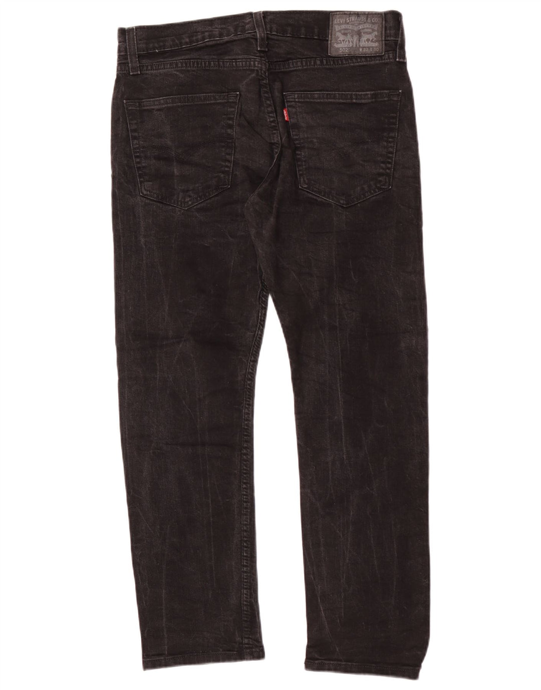 Blugi conici pentru bărbați Levi's 502 W32 L27 bumbac negru