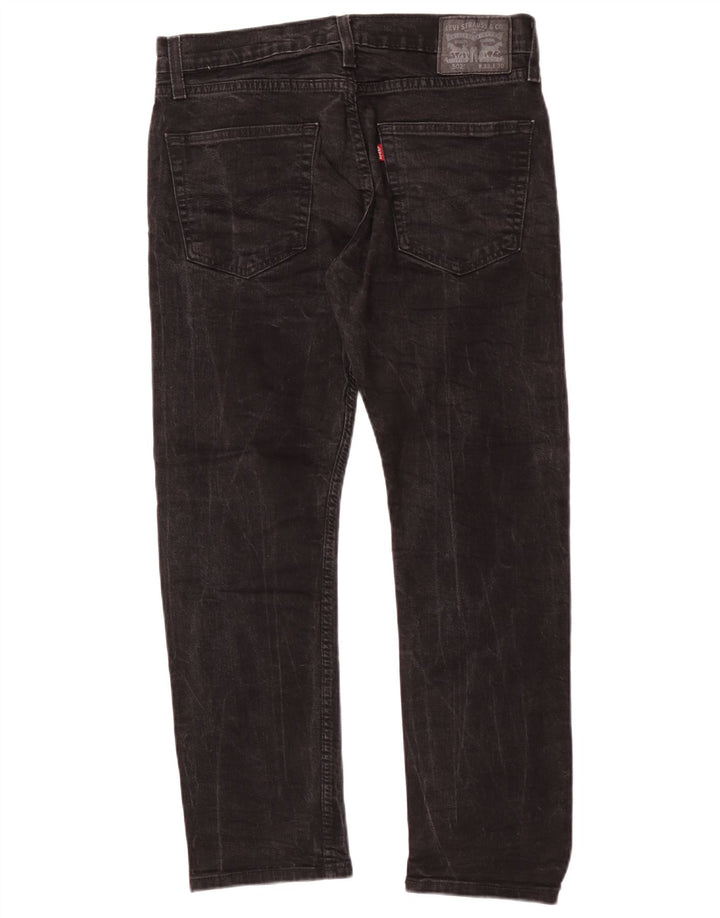 Blugi conici pentru bărbați Levi's 502 W32 L27 bumbac negru
