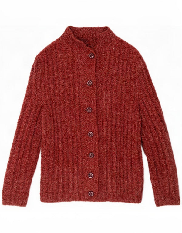 Vintage Womens Cardigan Pulover UK 16 Large Red Flecked