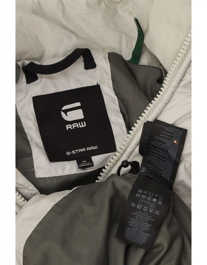 Jachetă căptușită cu glugă pentru bărbați G-STAR UK 38 Poliester mediu gri