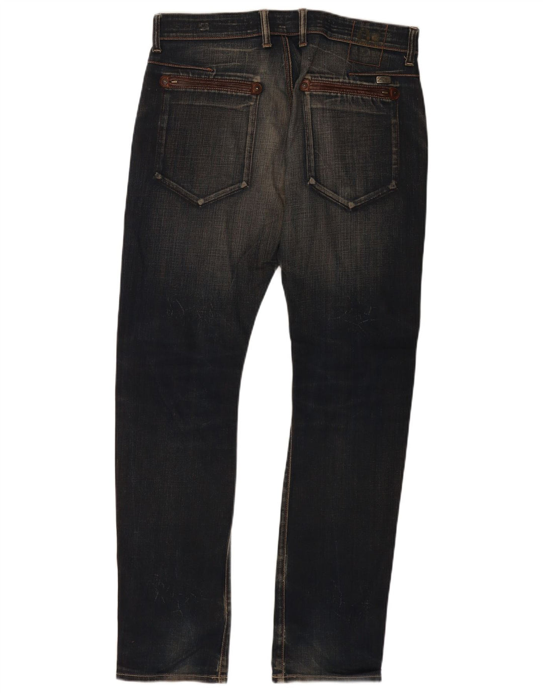 Blugi slim pentru bărbați Guess W32 L32 bumbac bleumarin