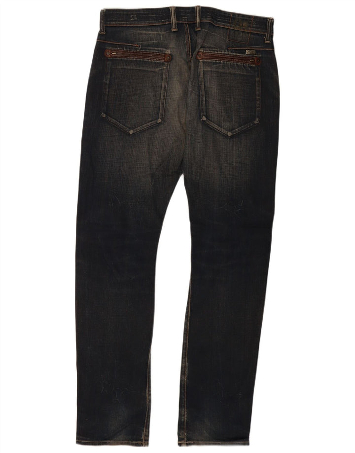 Blugi slim pentru bărbați Guess W32 L32 bumbac bleumarin