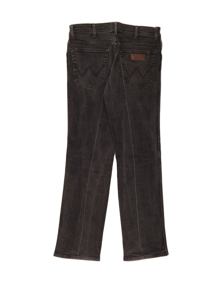 WRANGLER Womens Texas Straight Jeans W34 L32 Black Cotton Vintage Wrangler and Second-Hand Wrangler from Messina Hembry 