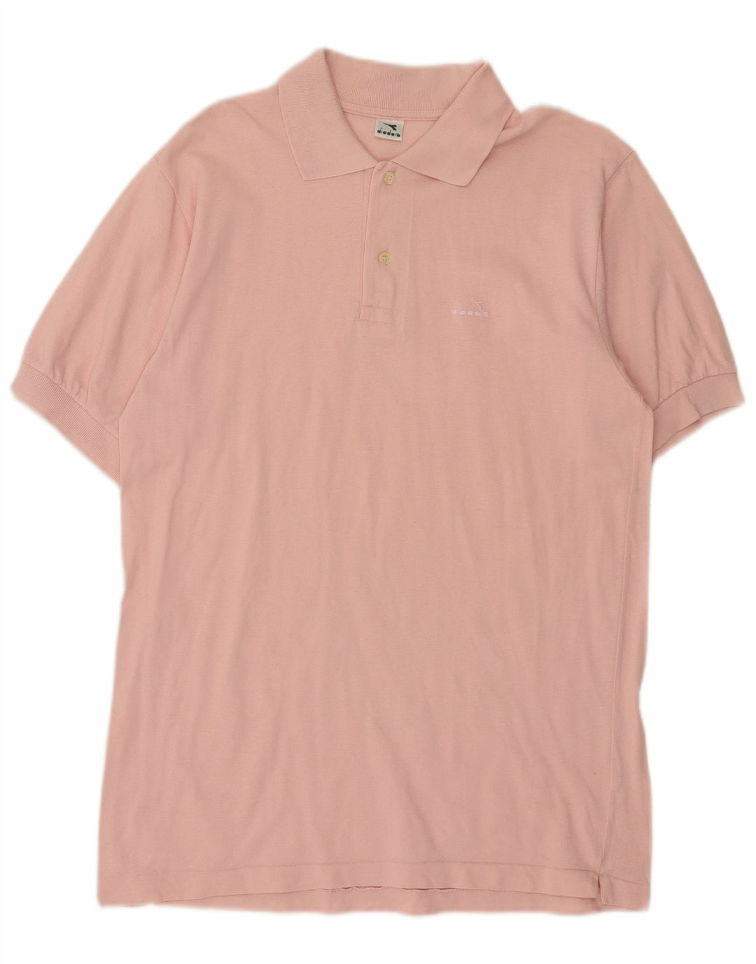 Tricou polo pentru bărbați Diadora, bumbac roz mediu