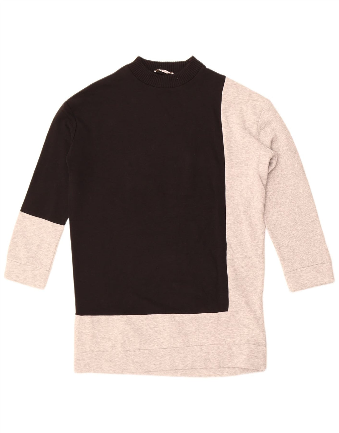 Pulover supradimensionat pentru femei Zara UK 10 Mic negru Colorblock