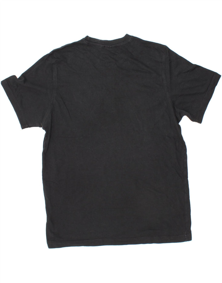 ADIDAS Mens Graphic T-Shirt Top Medium Black Vintage Adidas and Second-Hand Adidas from Messina Hembry 