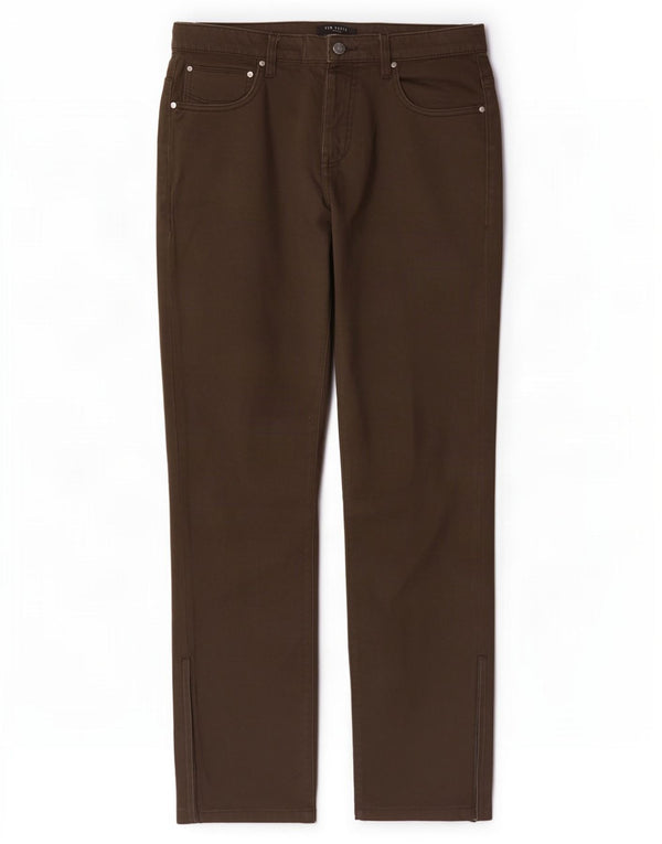 Ted Baker Pantaloni slim casual pentru bărbați L32 L31 bumbac kaki