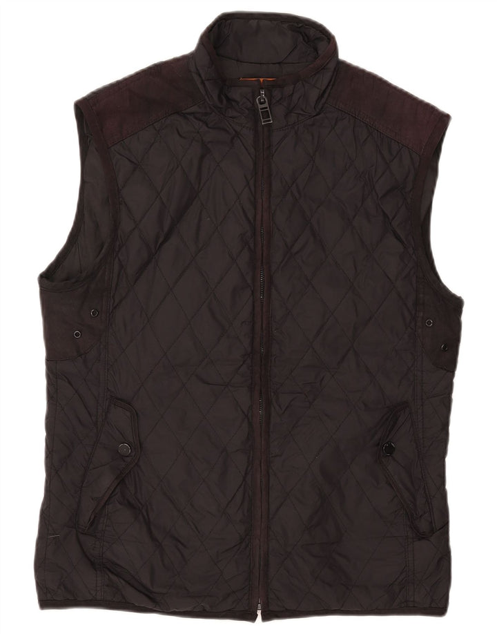 Gilet matlasat pentru bărbați ZARA UK 40, mare, negru, nailon