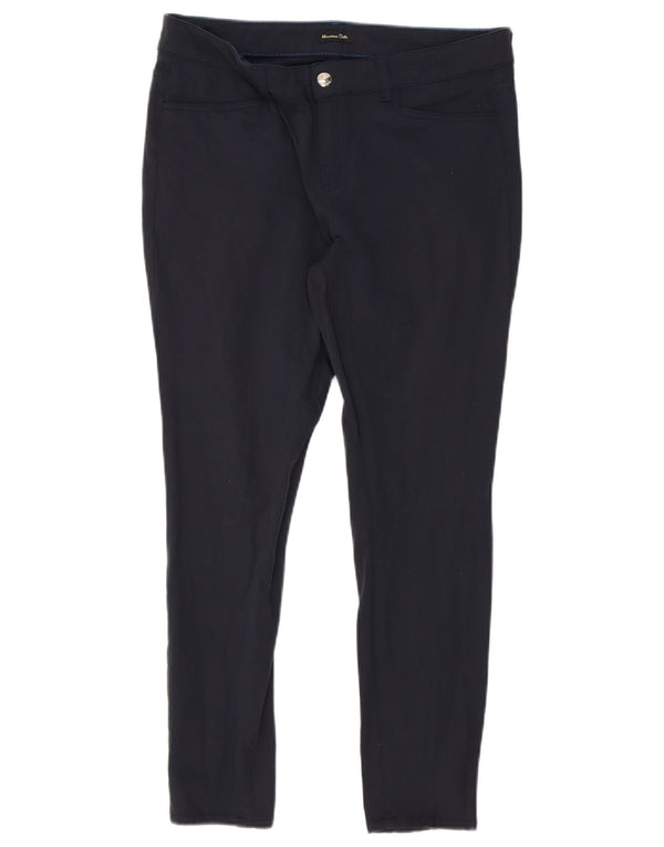 MASSIMO DUTTI Pantaloni casual crop pentru femei EU 42 Large W32 L26 Bleumarin