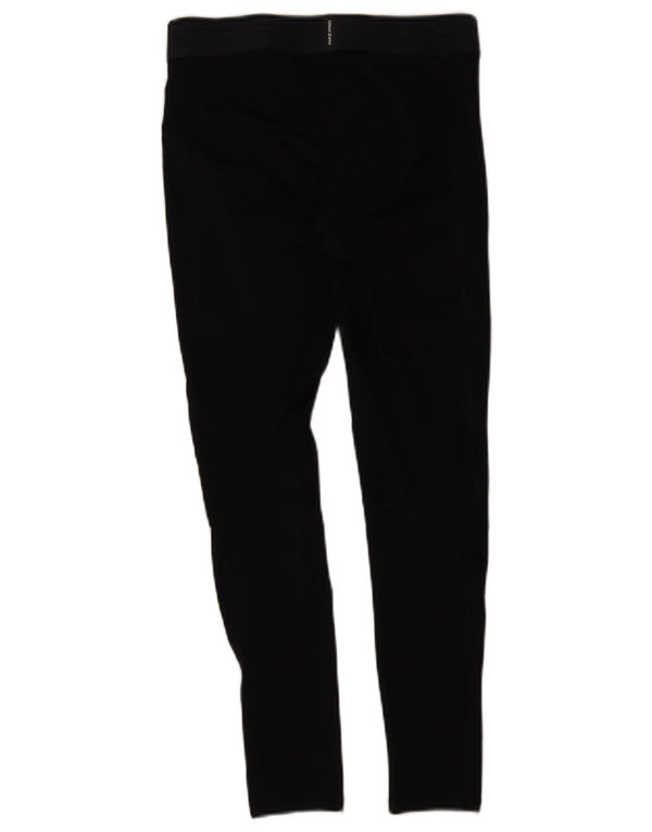 Leggings Nike Dri Fit Graphic pentru femei UK 12 Poliester mediu negru