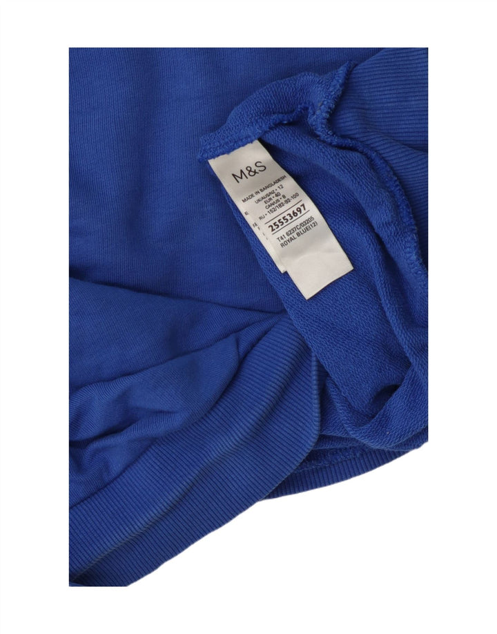 Pulover pentru femei Marks & Spencer, UK 12, bumbac albastru mediu